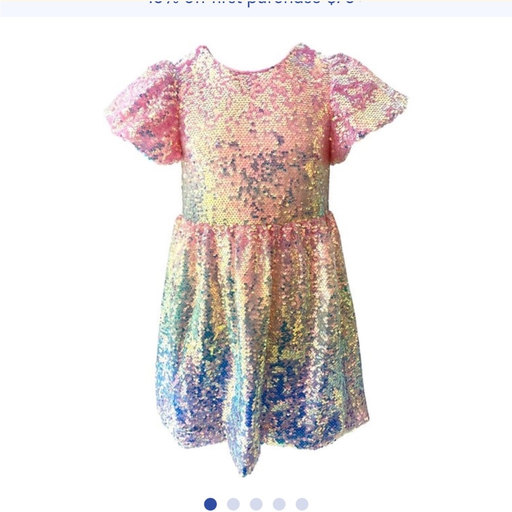 Lola the boys Sparkling Sequin Dress